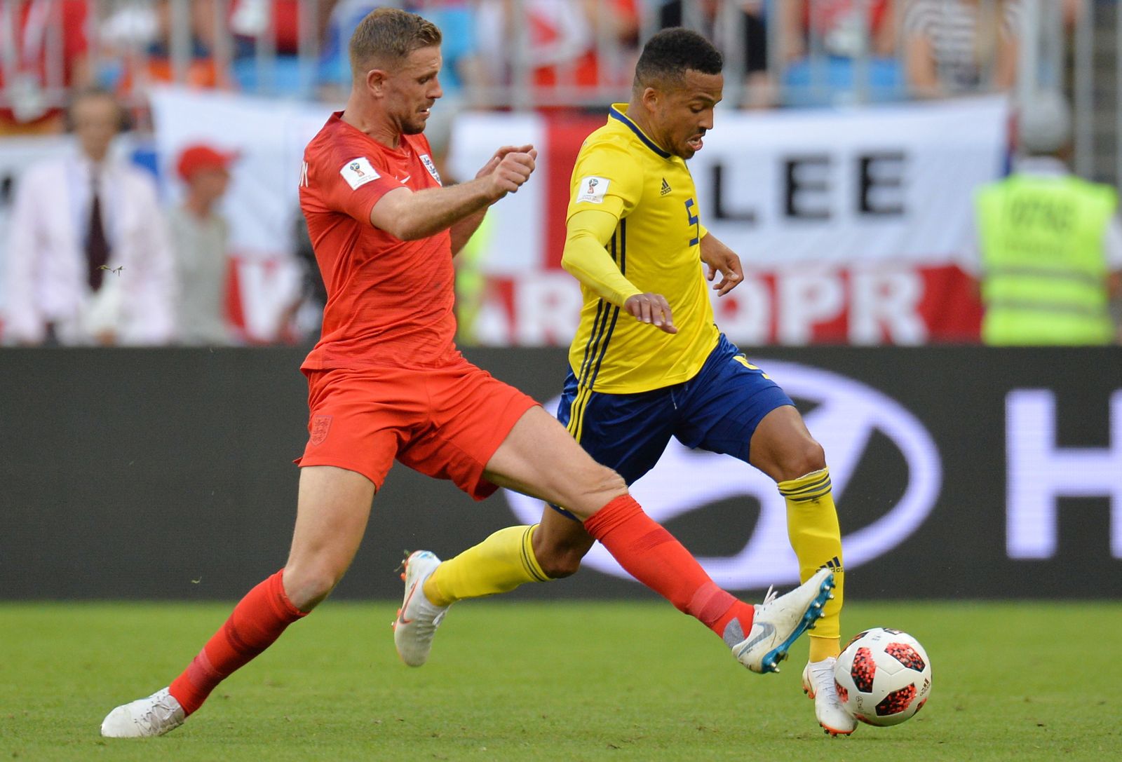 Las imágenes del Suecia-Inglaterra