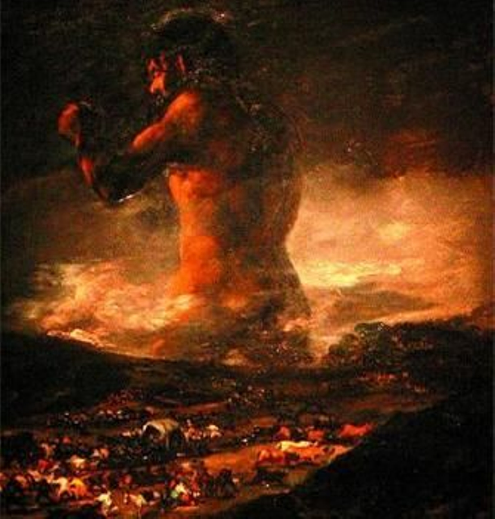 'El Coloso', expuesto en el Museo del Prado de Madrid.