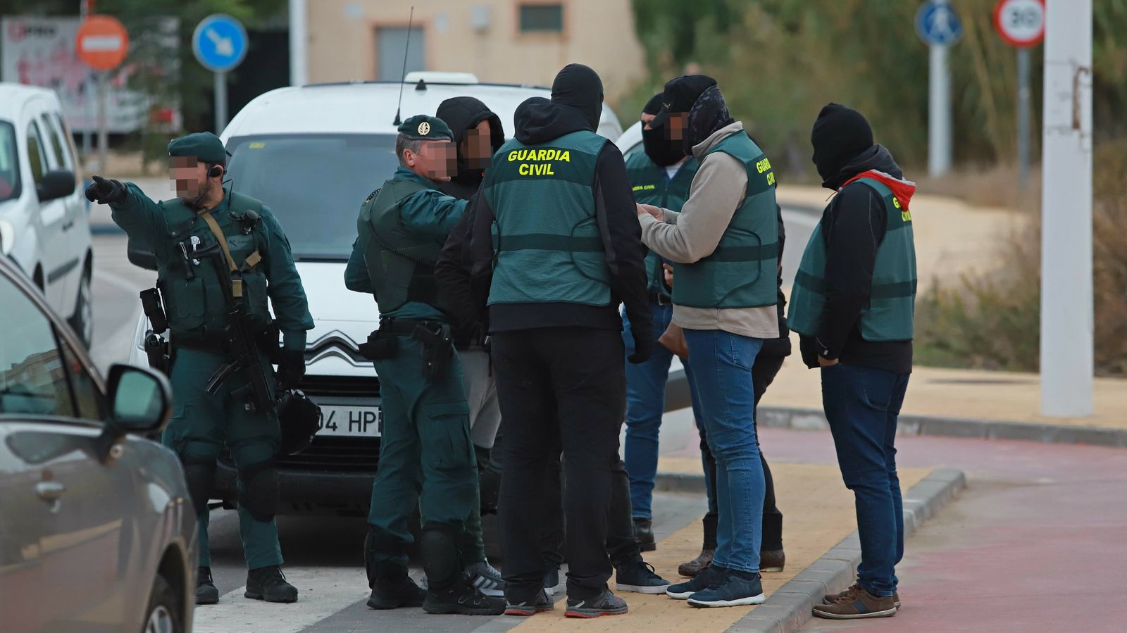Registros de la Guardia Civil en La Línea y San Roque