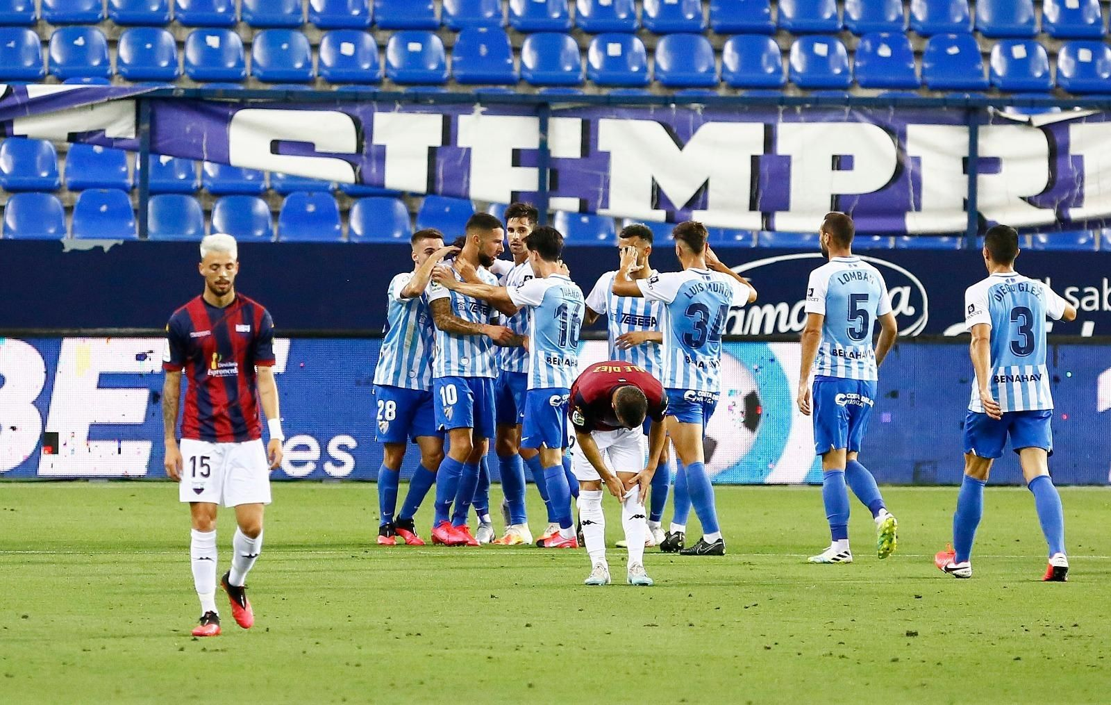 Las fotos del Málaga-Extremadura