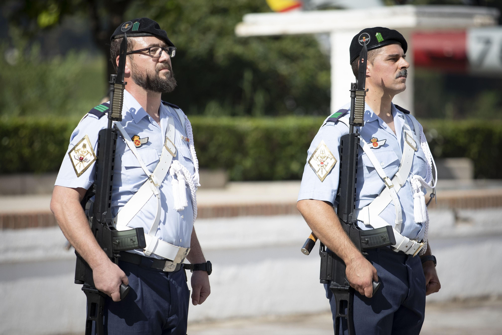 Así ha sido la toma de posesión como jefe de la Base Aérea de Armilla del coronel Miguel Durán Gálvez