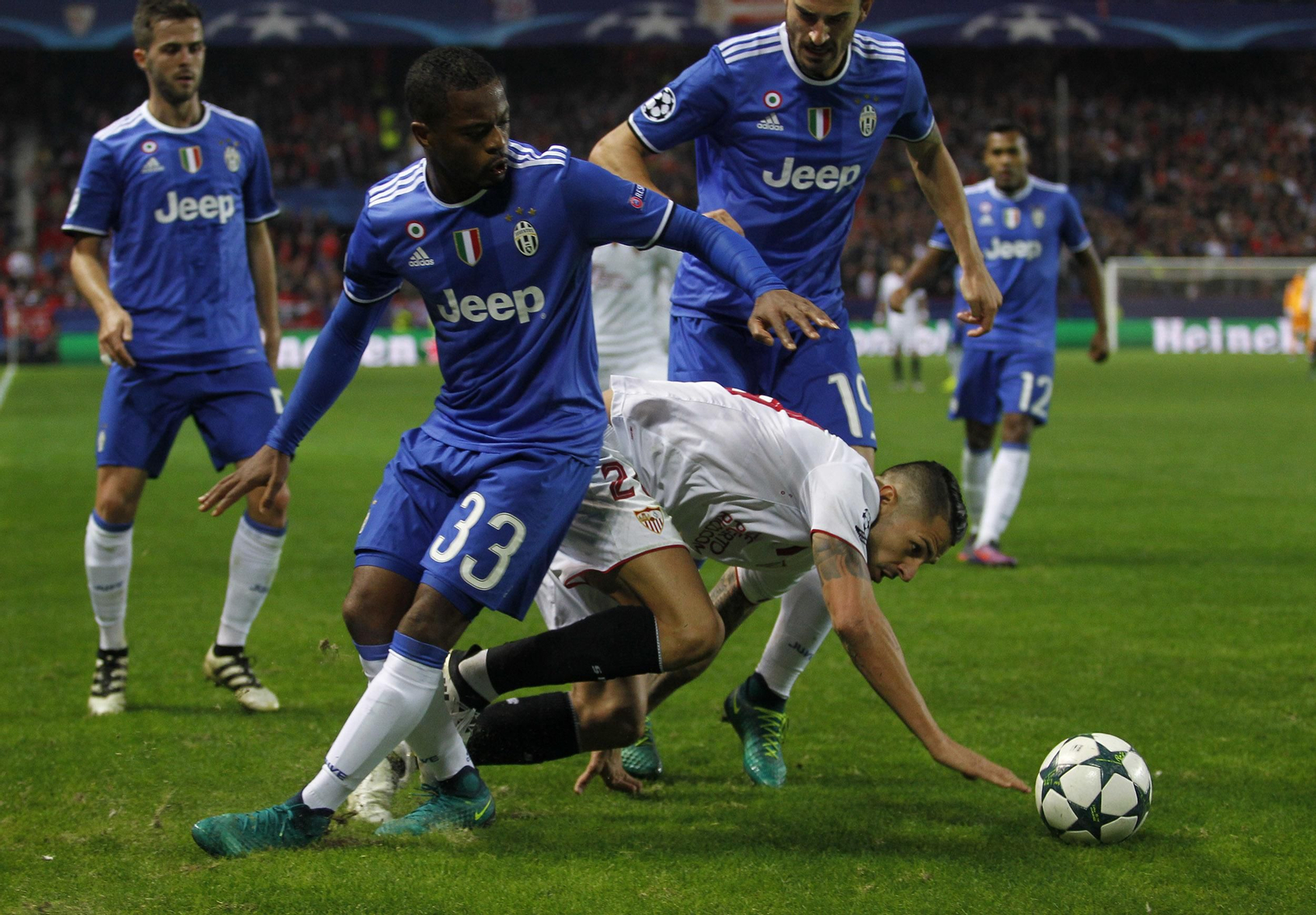 El Sevilla-Juventus de 'Champions'