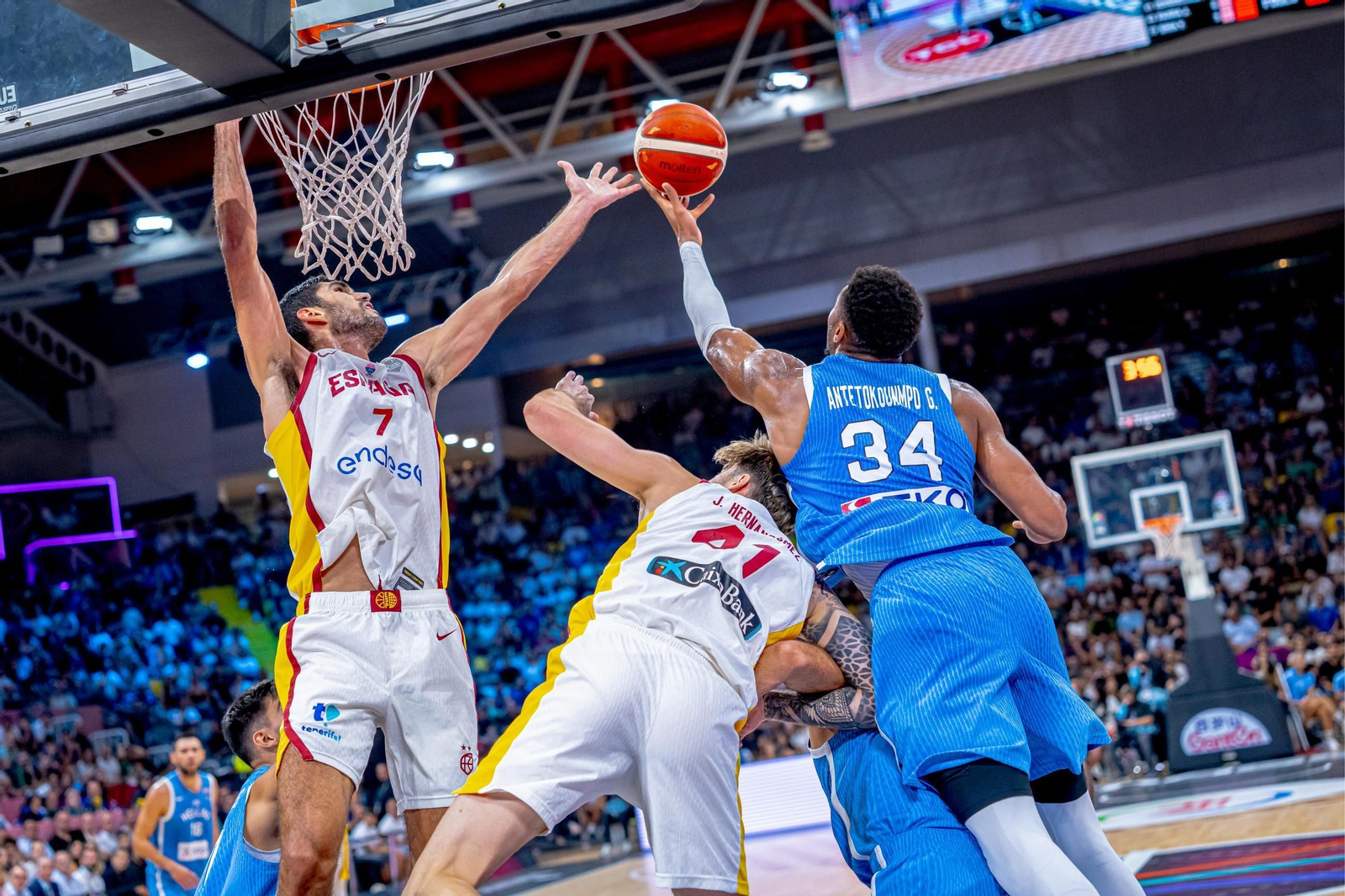Las fotos del España - Grecia de baloncesto en el adiós de Scariolo