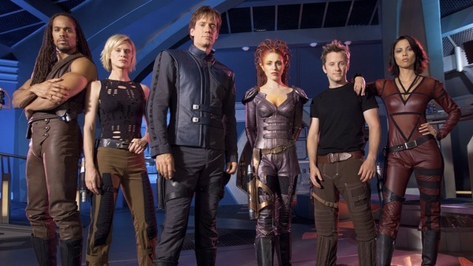 Los protagonistas de la serie 'Andrómeda'