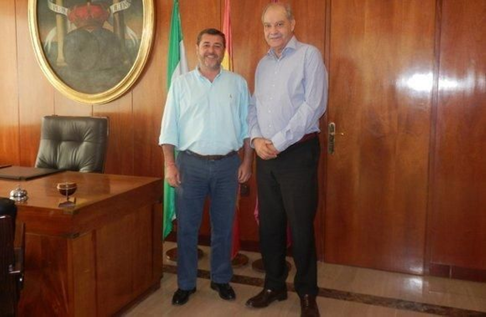 Jorge Ramos y Alfonso Candón estudian nuevas líneas de trabajo conjuntas