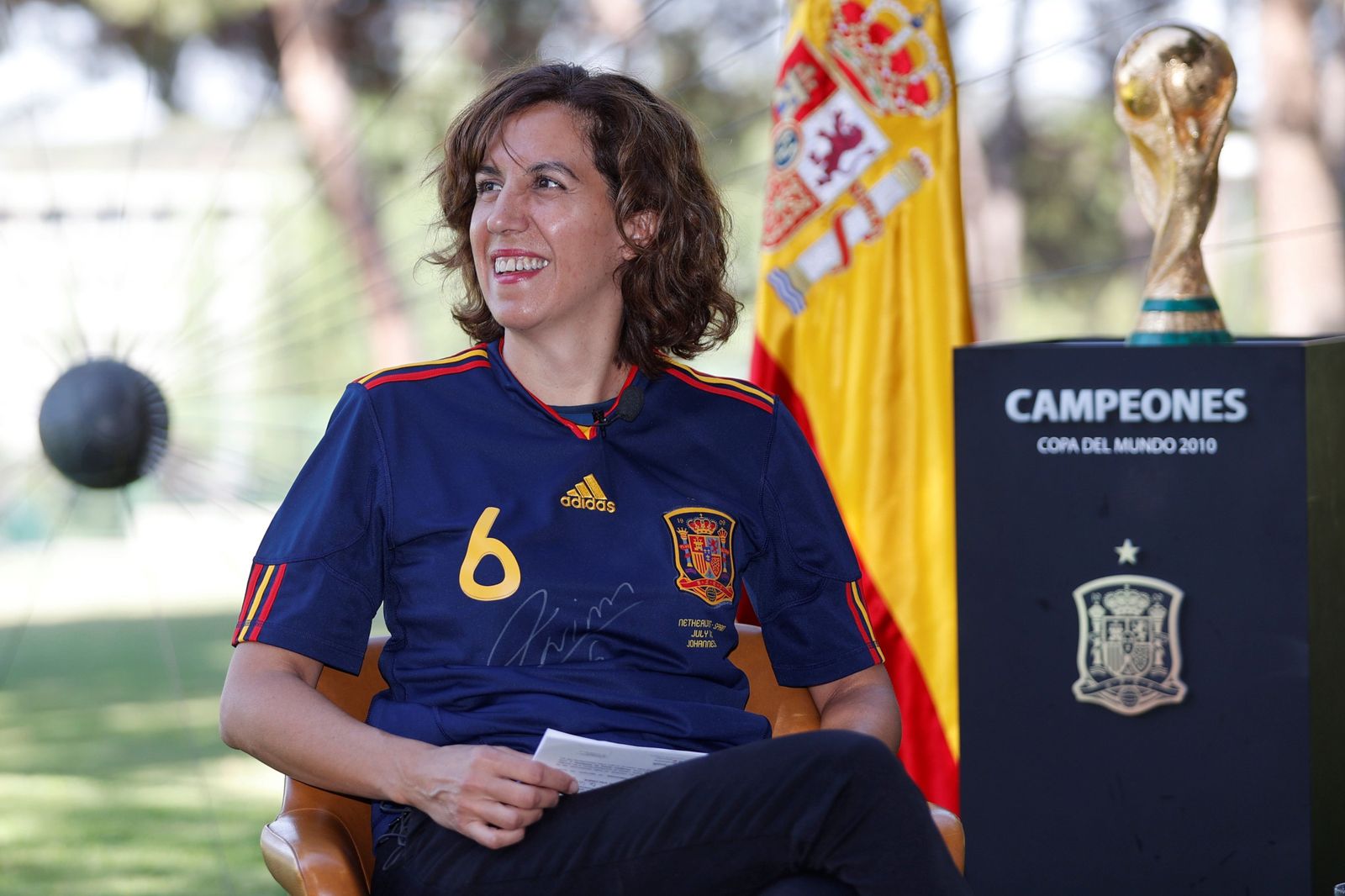 Irene Lozano, presidenta del CSD, durante un acto promocional.