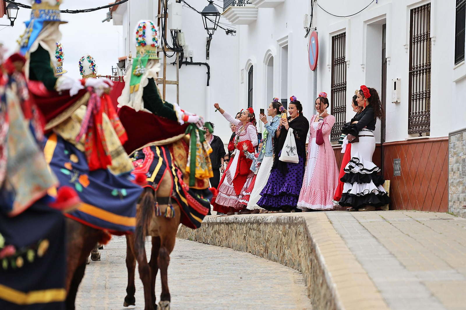 Las imágenes de la romería de San Benito Abad en el Cerro del Andévalo de Huelva