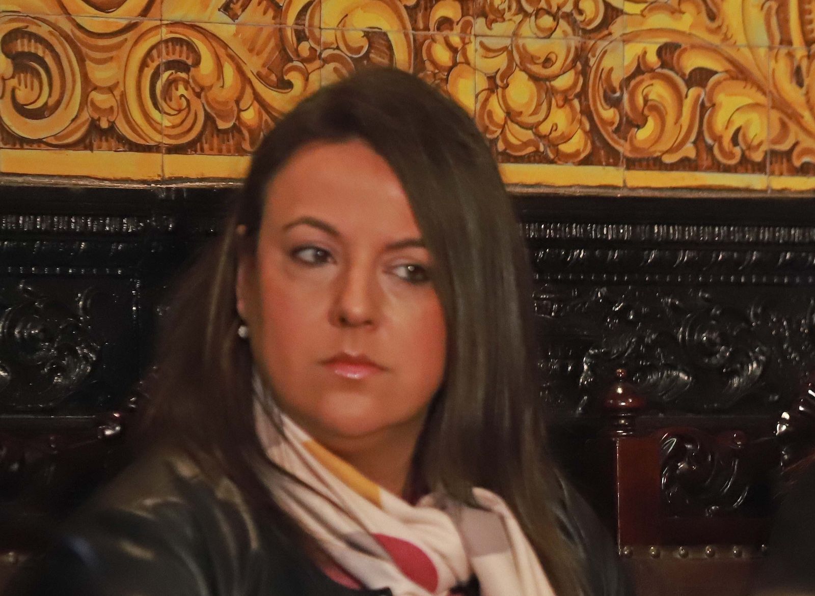 Laura Ruiz, en un pleno.