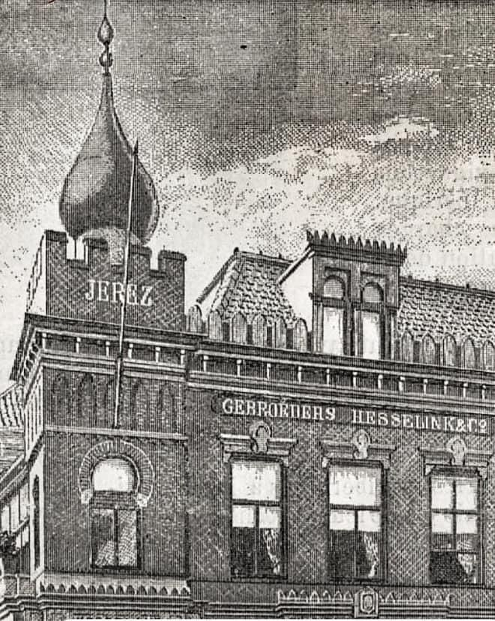 Fachada del edificio de la Compañía holandesa en Arnhem. Fachada del edificio de la Compañía holandesa en Arnhem.