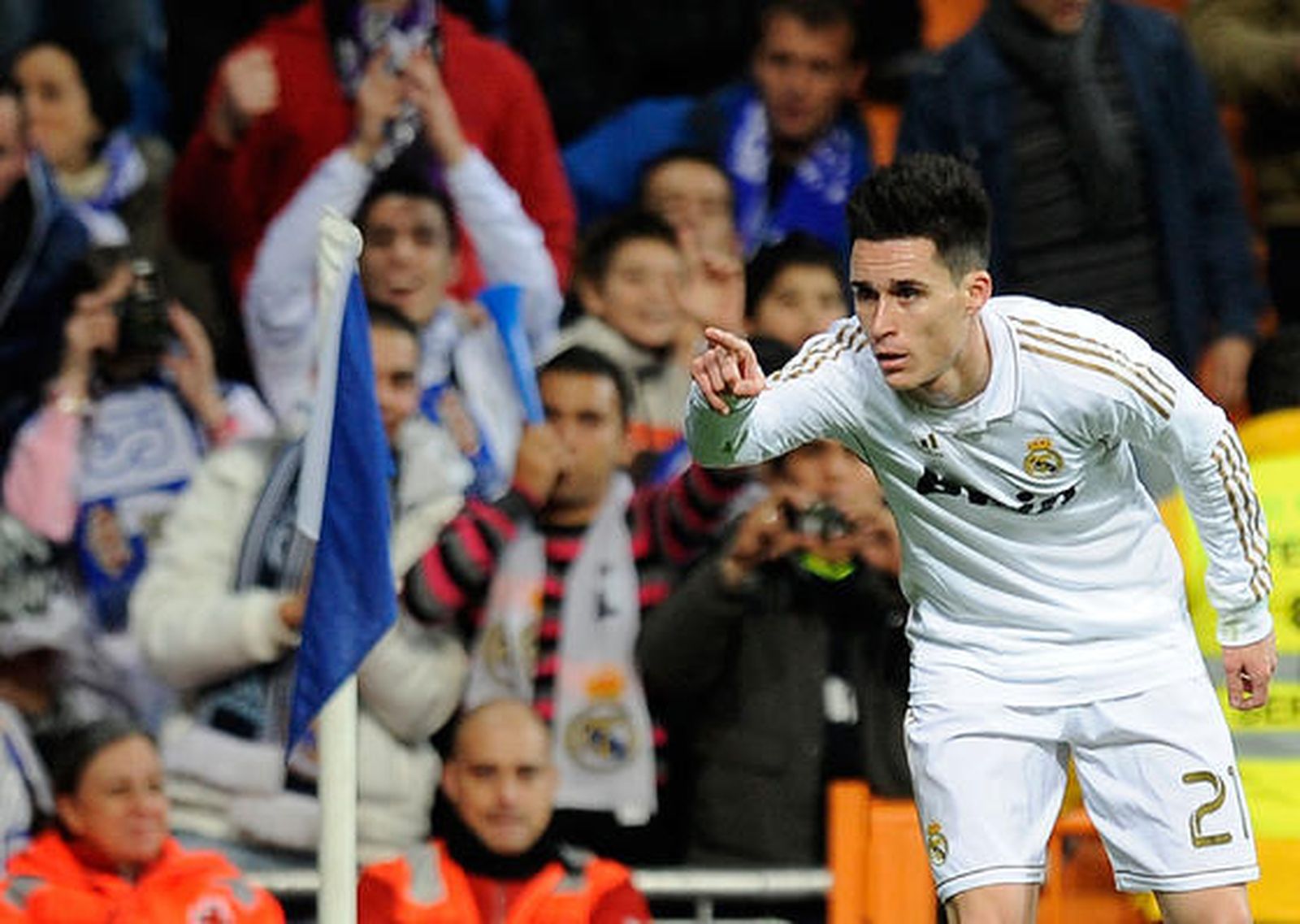 El Real Madrid solventa el trámite de la vuelta de la Copa del Rey ante la Ponferradina (5-1). / AFP