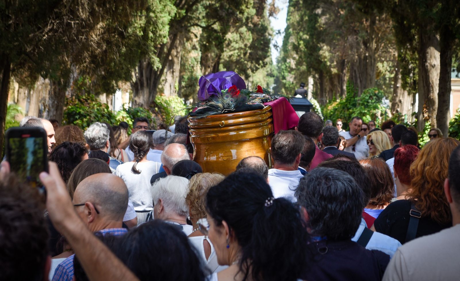 La despedida de Triana a María Jiménez, en imágenes