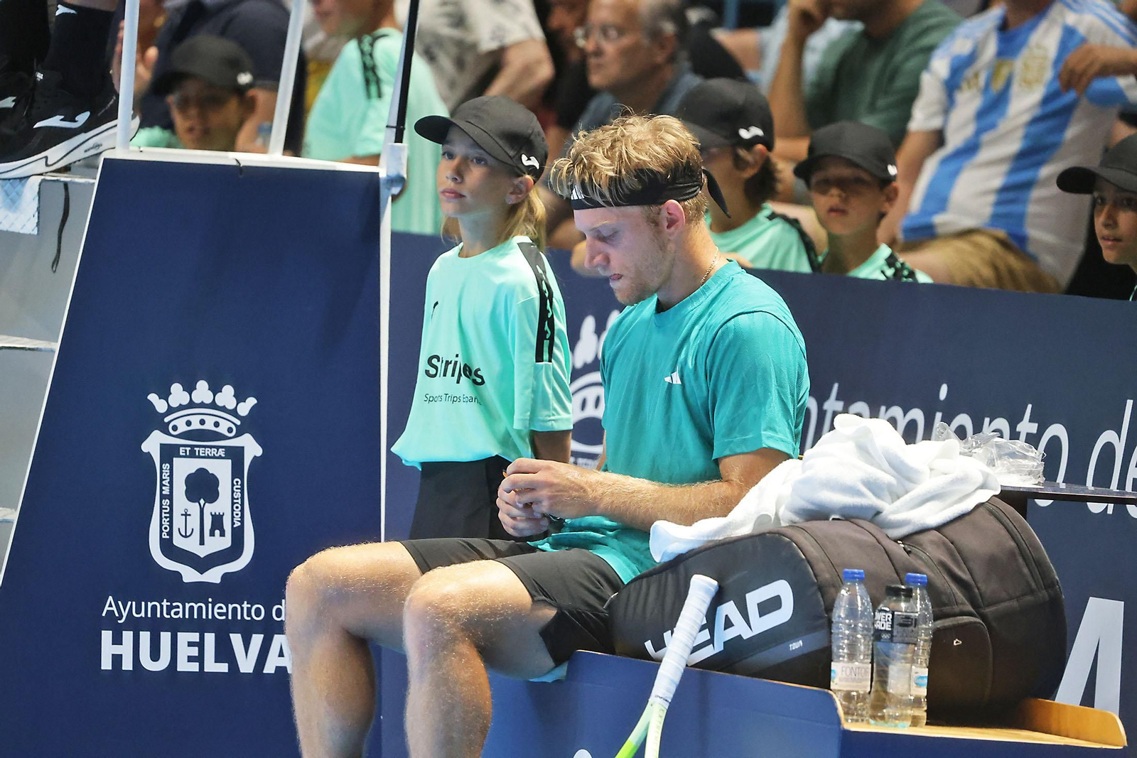 Imágenes de la final masculina de la Copa del Rey de tenis entre Daniil Medvedev y Alejandro Davidovich