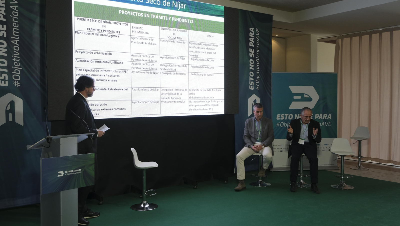 Fotogalería acto reivindicación del AVE en Vera. Almería