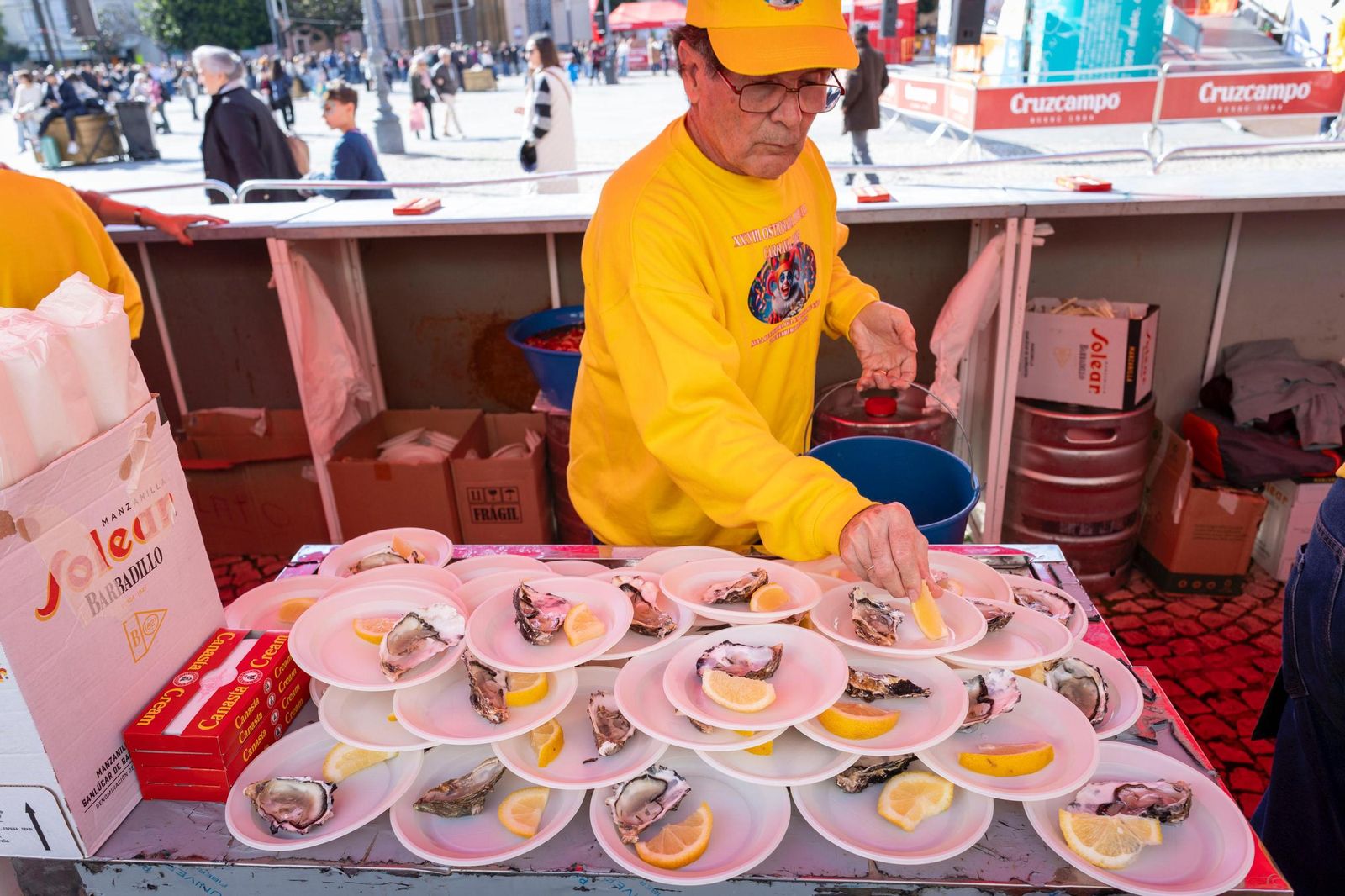 Imágenes de la Ostionada este domingo en San Antonio