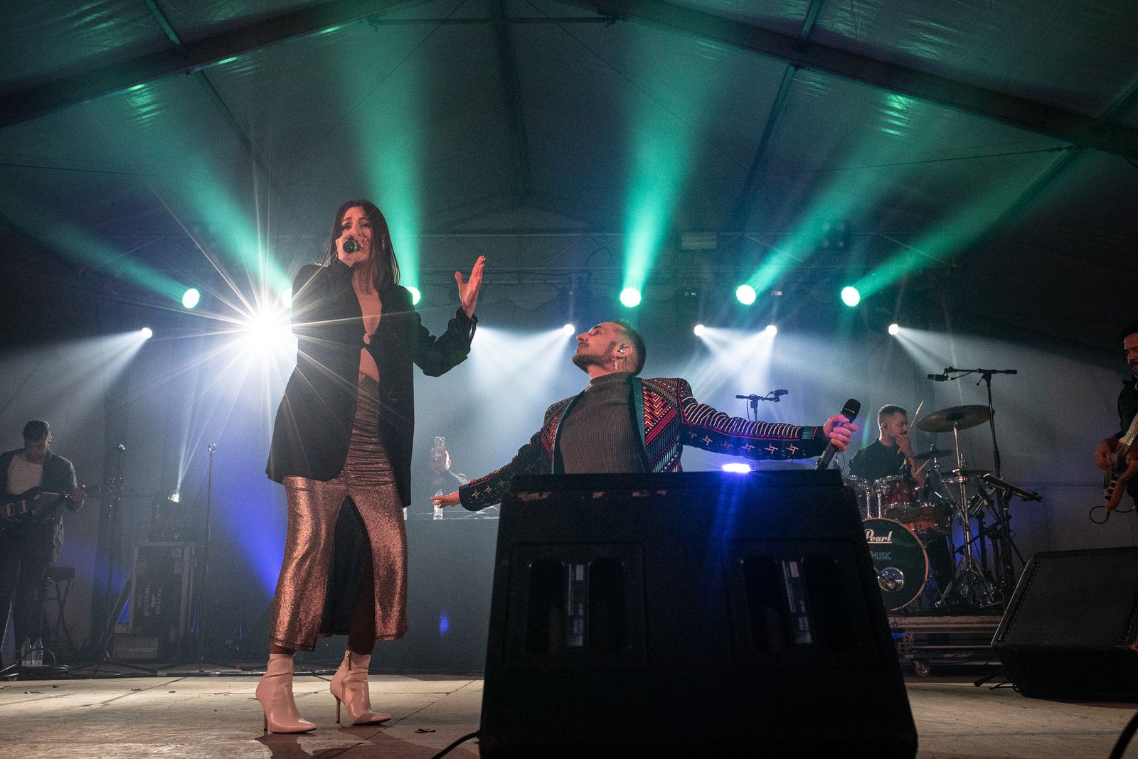 Imágenes del concierto de María Artés y Maki en las Fiestas de San Sebastían