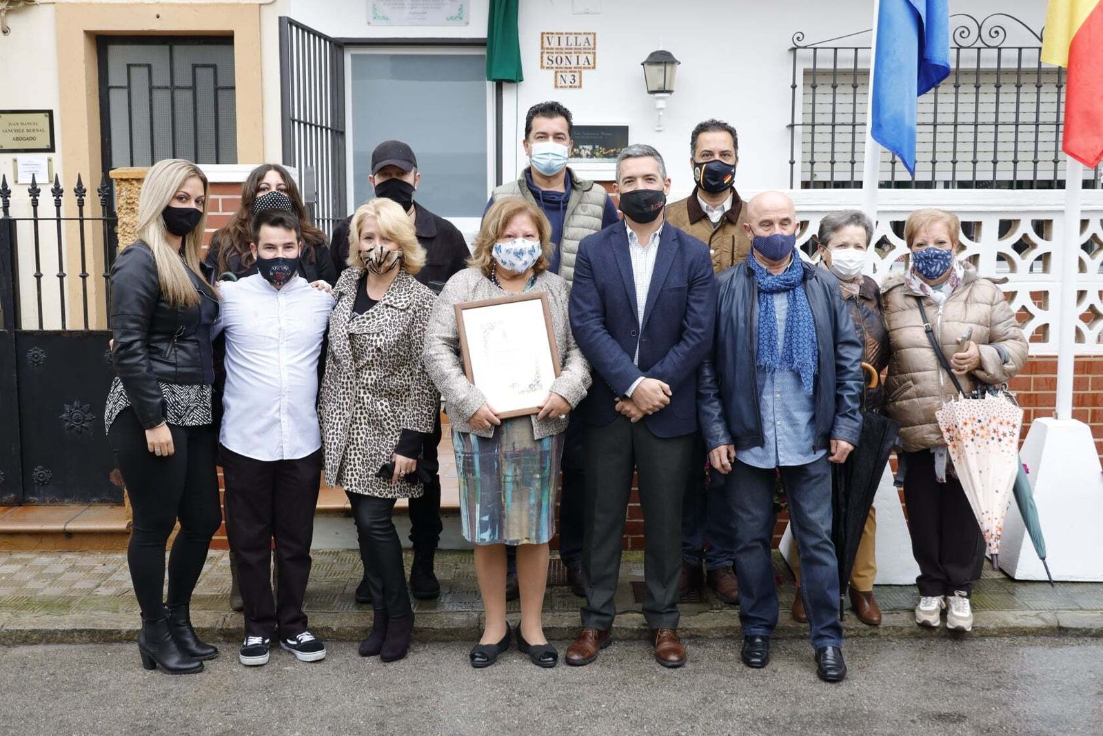 Un momento del homenaje a José Luis Santamaría 'El Cocinero de Rota'.