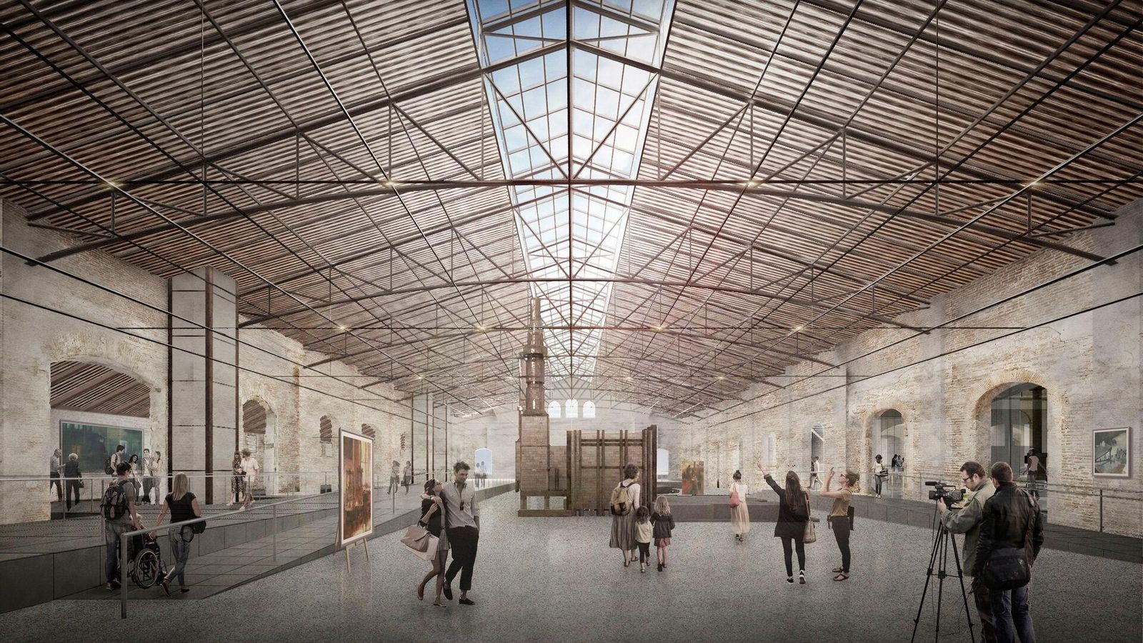 El proyecto para la Fábrica de Vidrio.