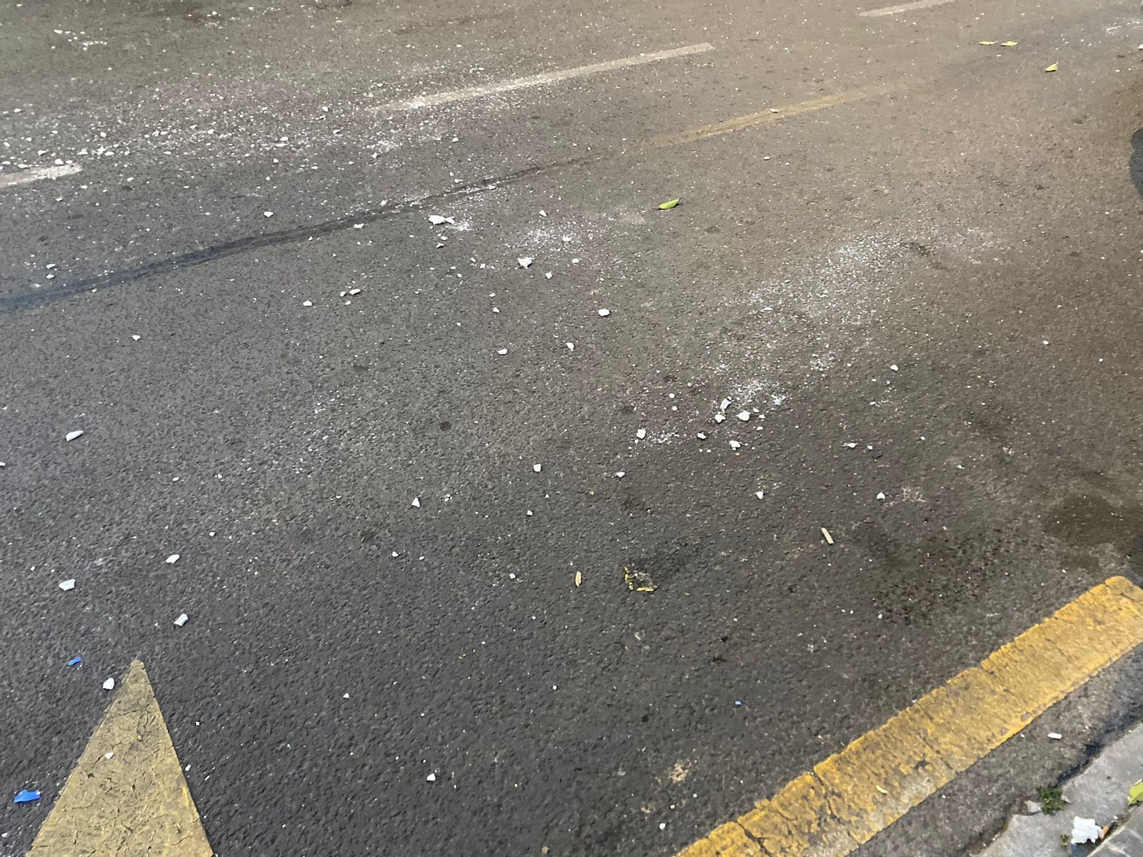 Los destrozos de los ultras en Málaga antes del Marbella-Atlético
