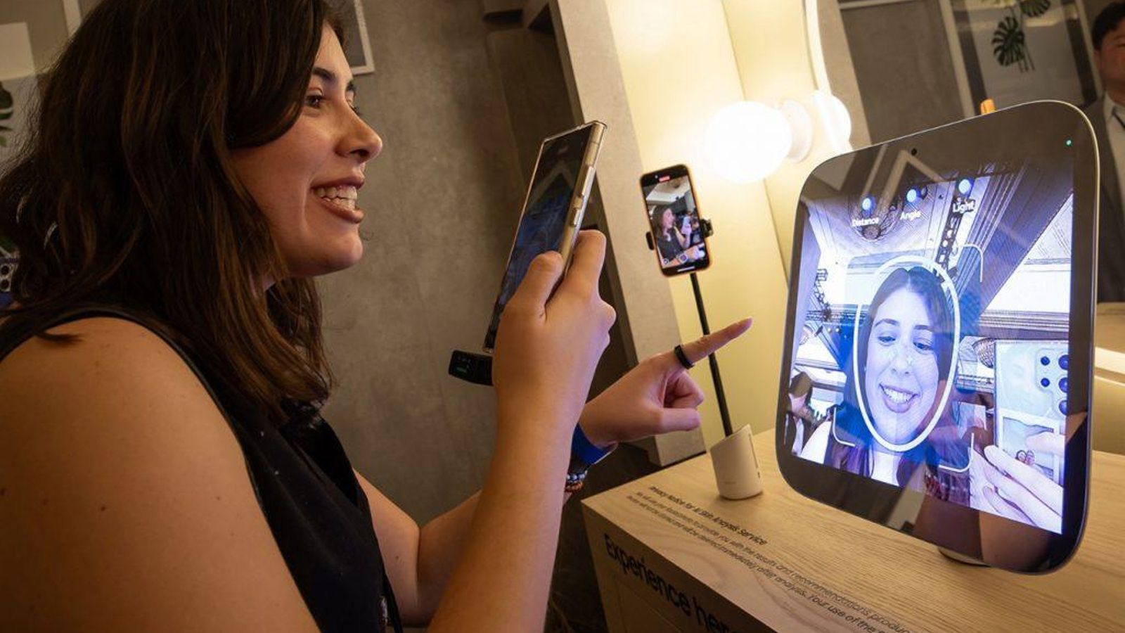 Espejo inteligente de Samsung Micro LED Beauty Mirror