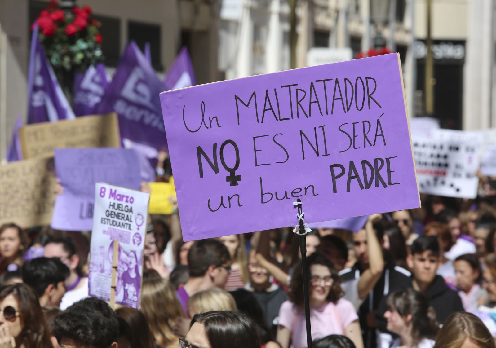 Imagen de la manifestación del pasado 8M en Málaga.