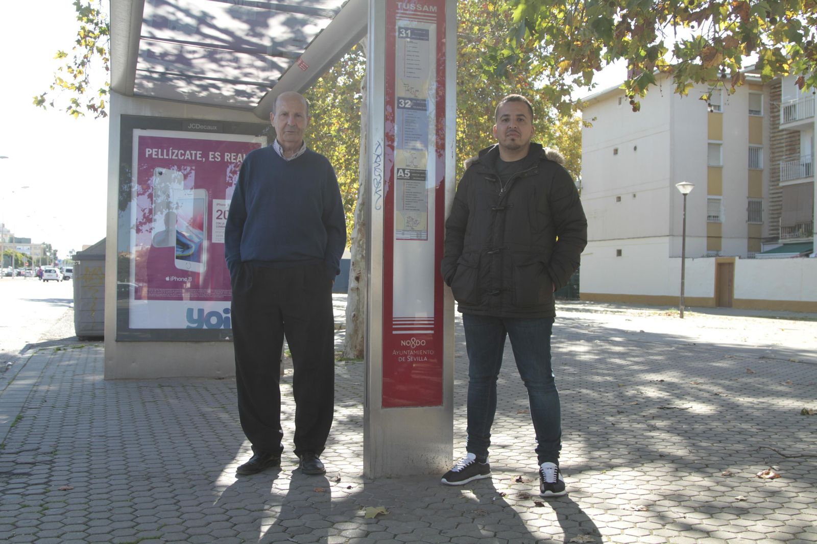 Rafael Pertegal Santiago, a la derecha, junto con su padre, en una imagen de archivo.