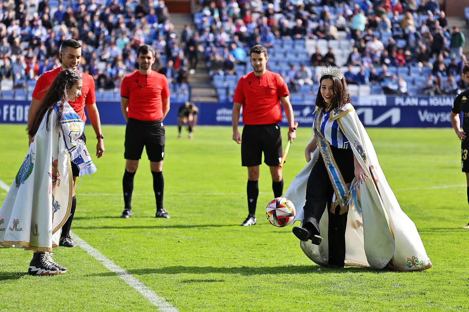 Ambiente en las gradas del Recreativo de Huelva vs AD Ceuta FC