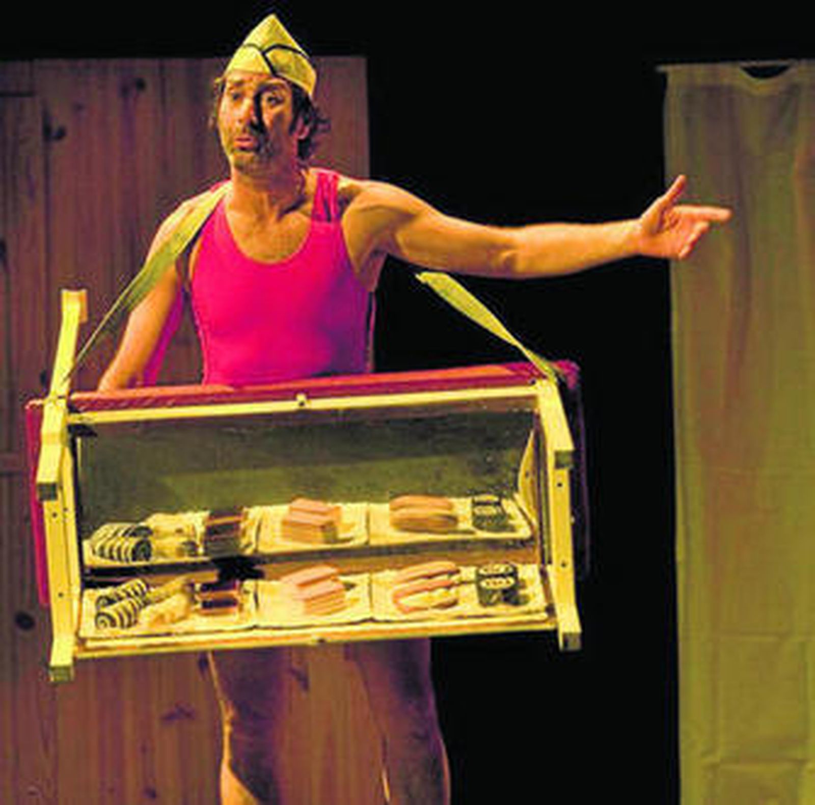 Ignacio Andreu en un momento de la obra 'Por un cuñado de dólares'.