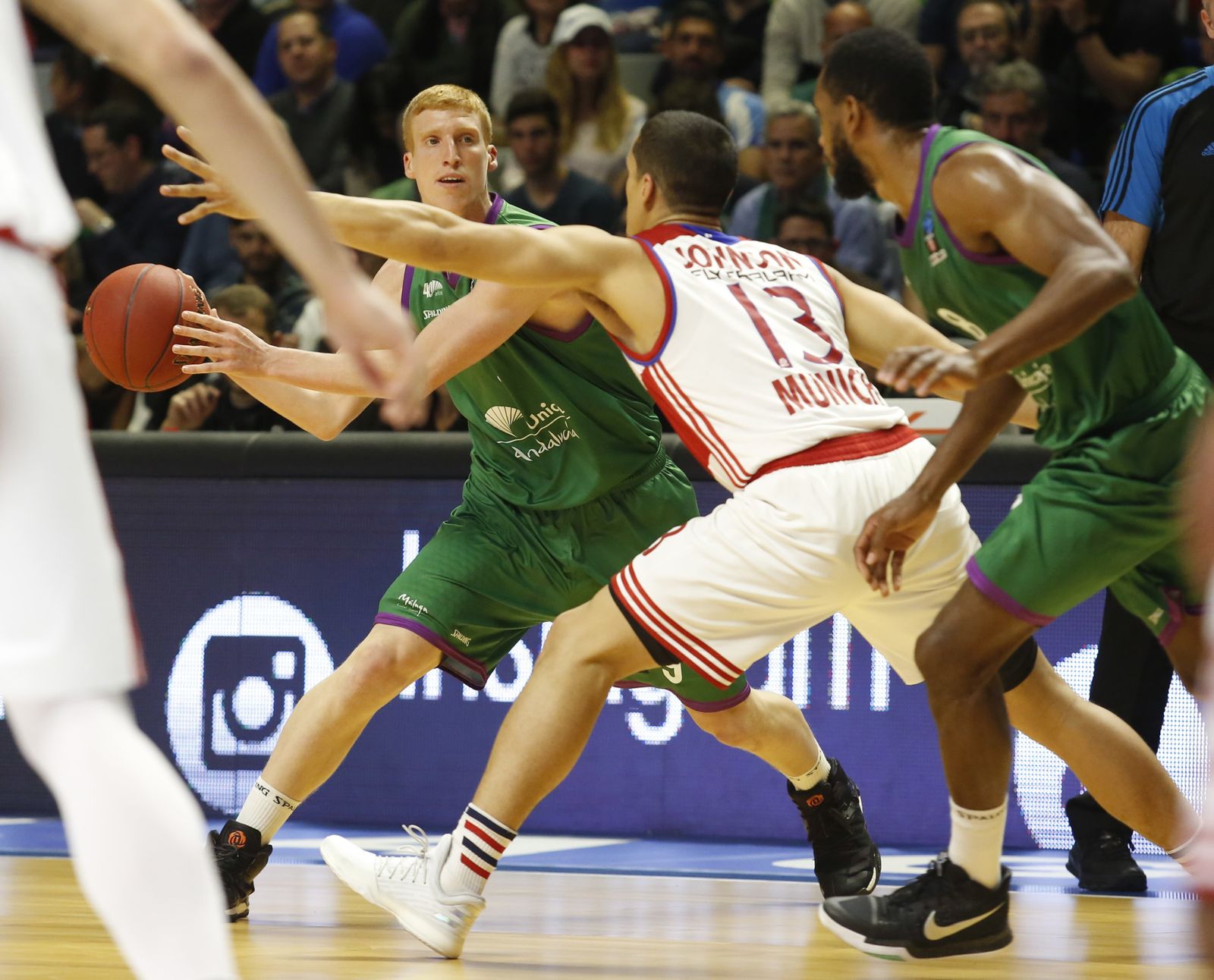 Imágenes del Unicaja-Bayern de Múnich