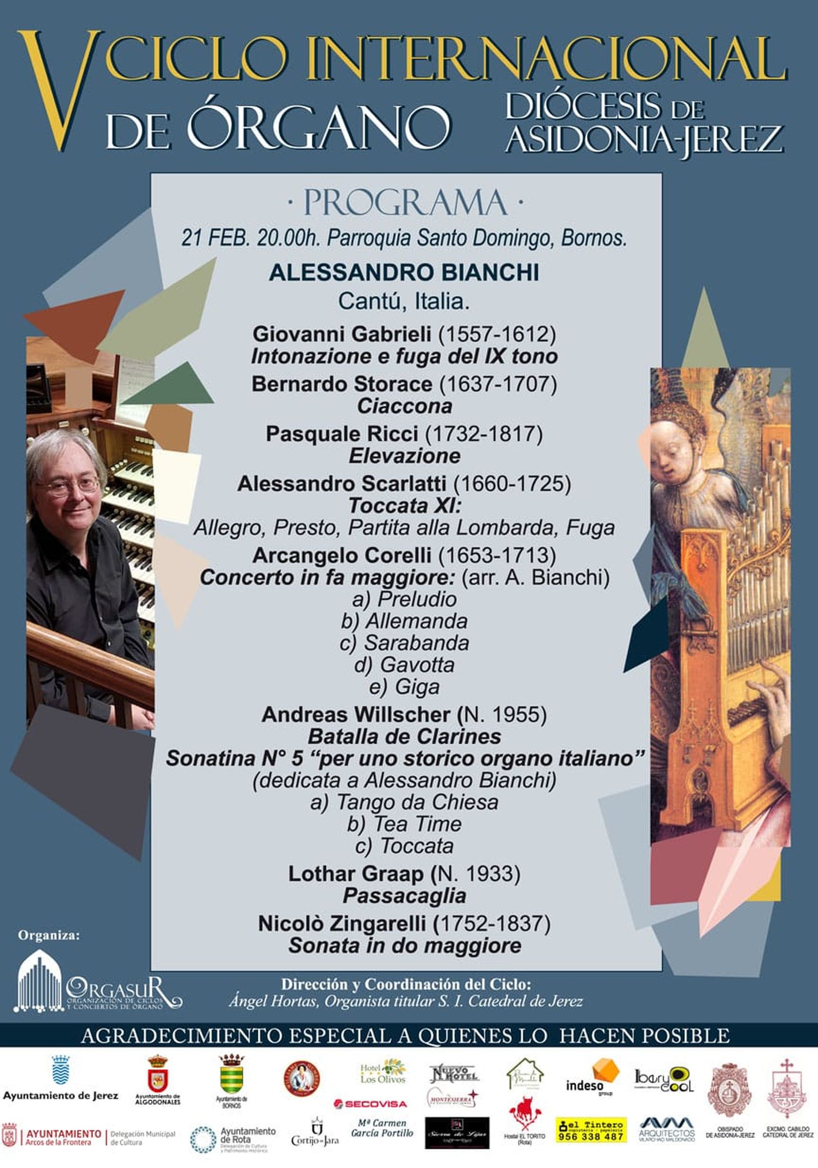 Programa del concierto.