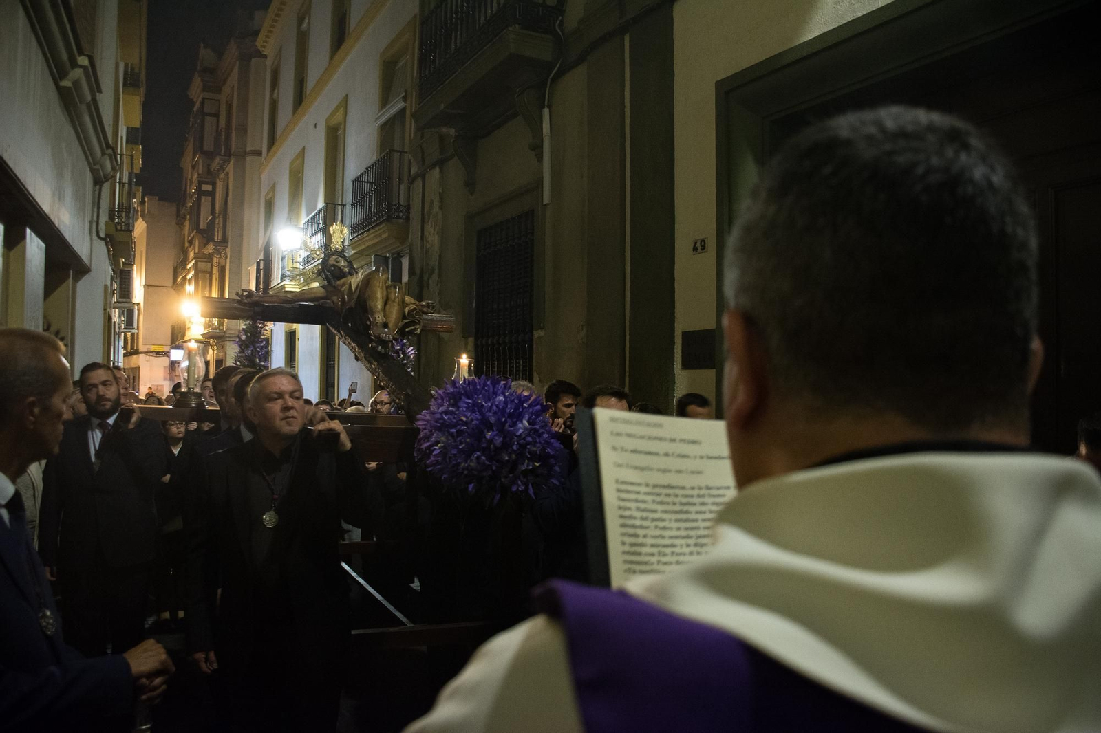 Vía crucis con el Cristo del Mayor Dolor, del Dulce Nombre