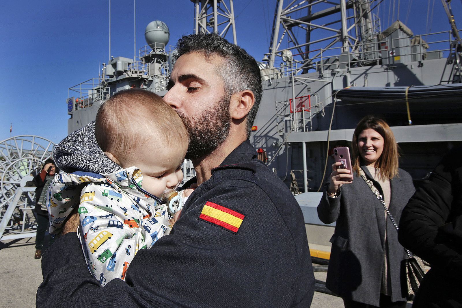 Las mejores imágenes del regreso de la fragata 'Canarias'