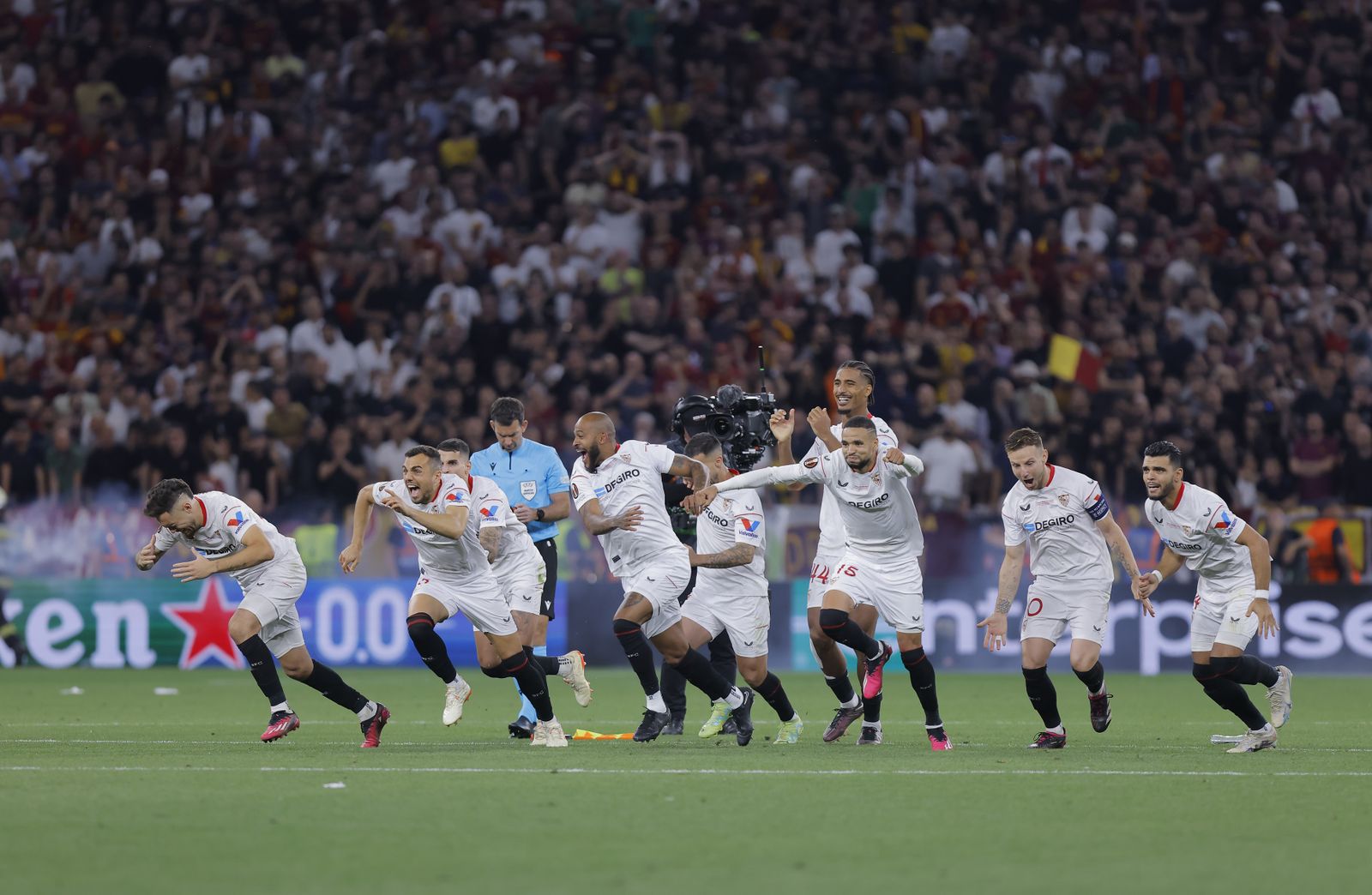 Las imágenes de la celebración del Sevilla fc