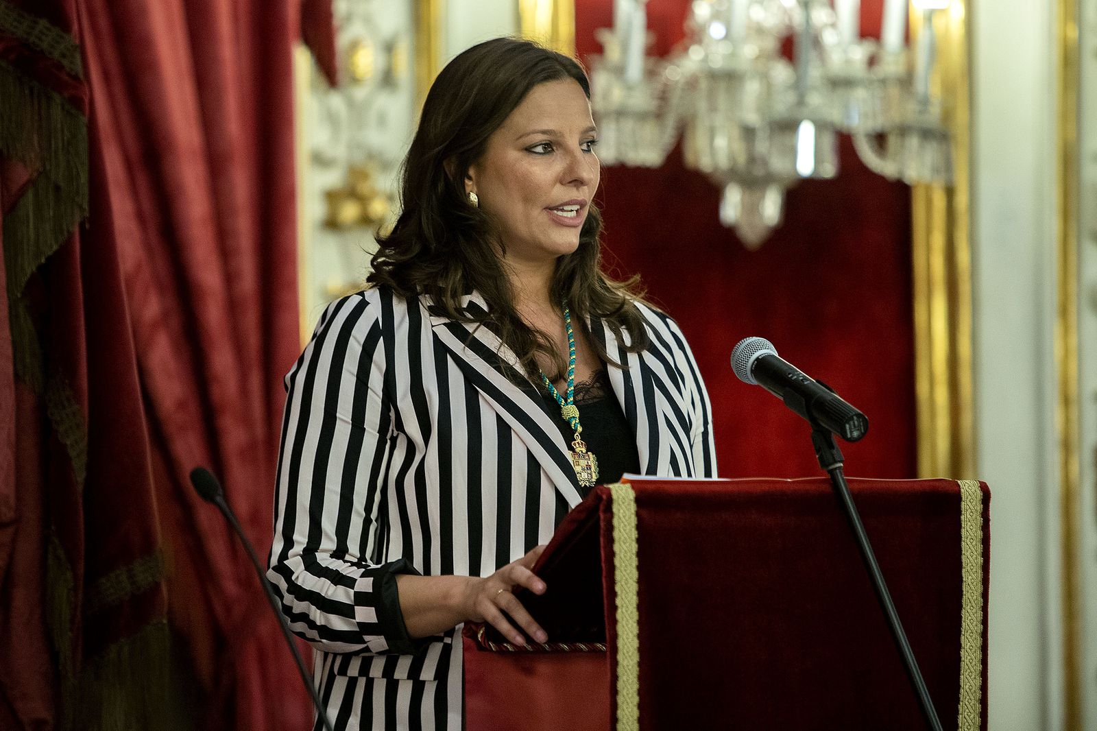 La portavoz e Ciudadanos en Diputación, Estefanía Brazo.