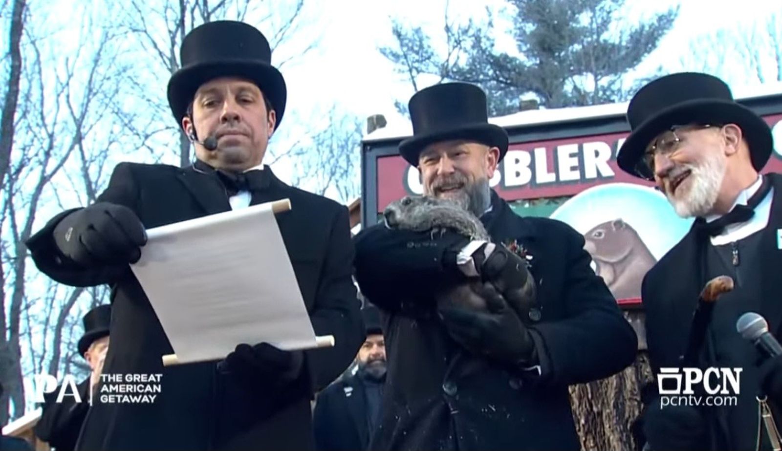 La logia de la marmota Phil anuncia el pronóstico de 2026