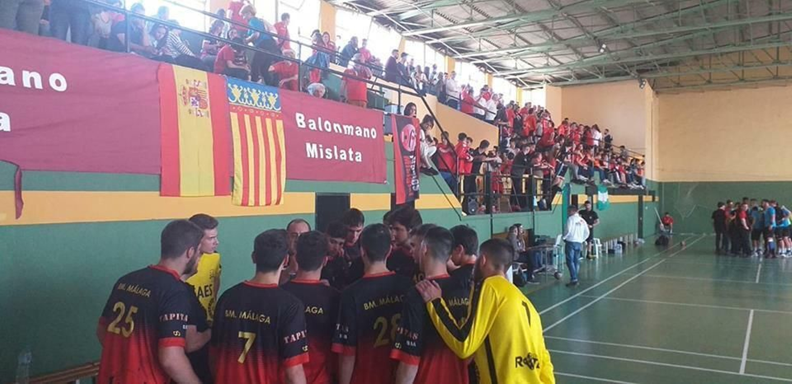 El Gaes Balonmano Málaga, durante el Intersector.