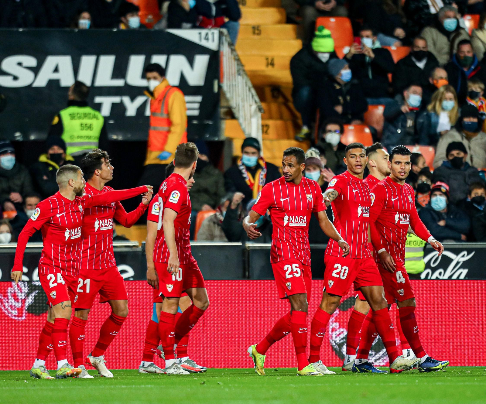 Las imágenes del Valencia-Sevilla de Liga