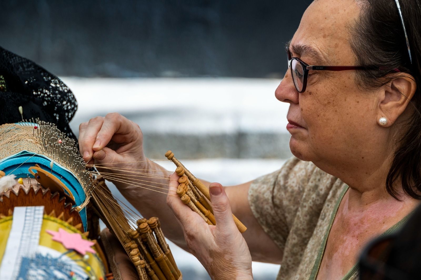 Las imágenes del I Encuentro de Bolillos de la asociación Mujeres de Acero