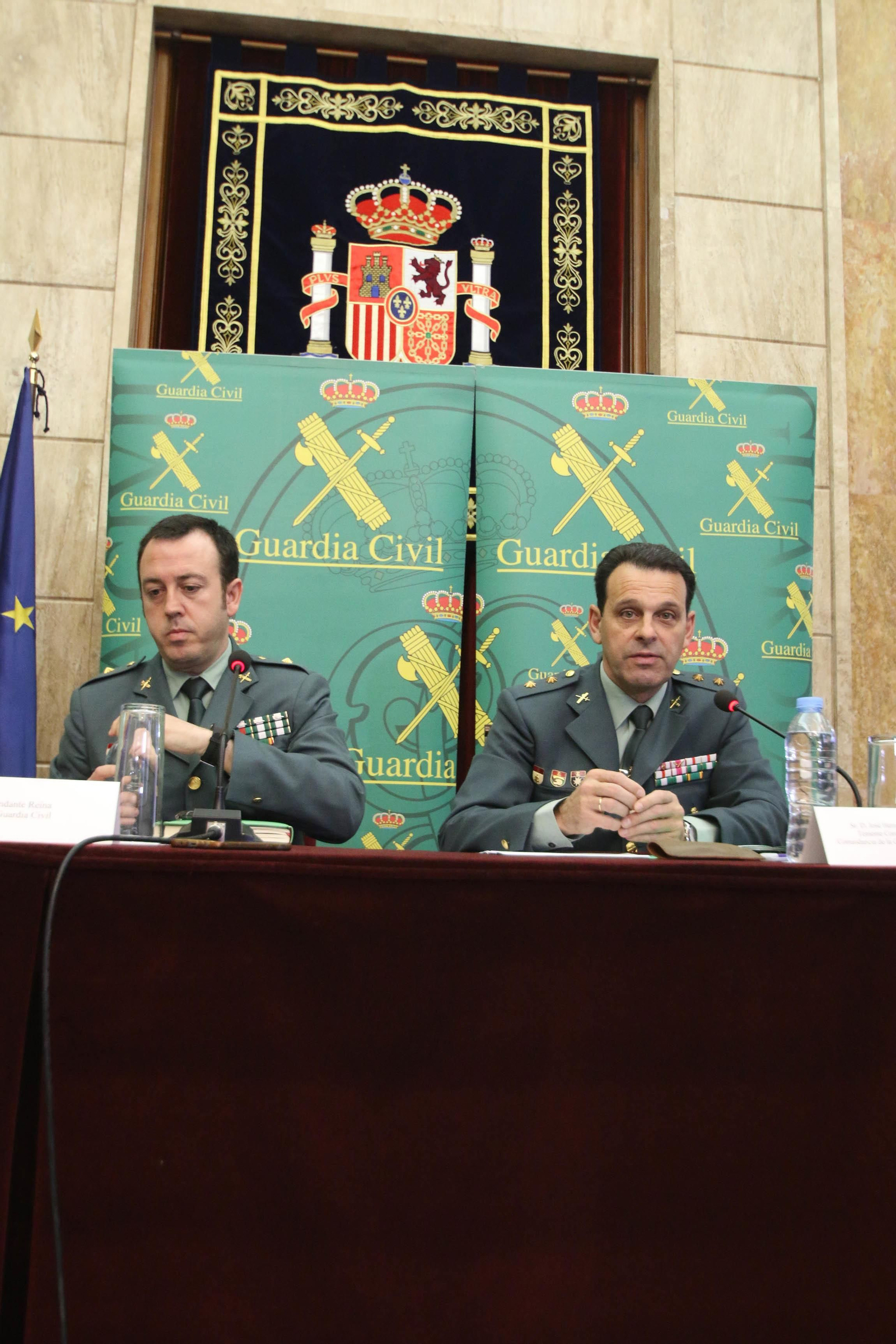 La rueda de prensa con datos de la Operación Nemo, en imágenes