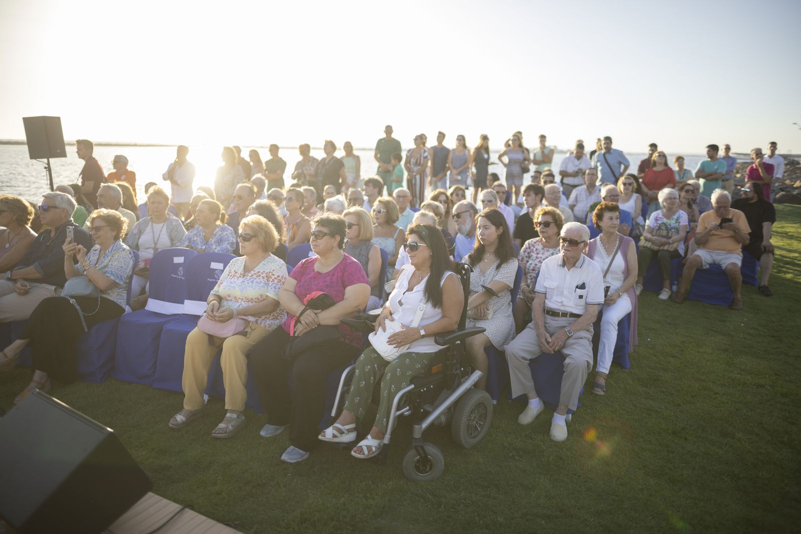 Imágenes de la inauguración De la Fuente de las Naciones en el Paseo de la Ría