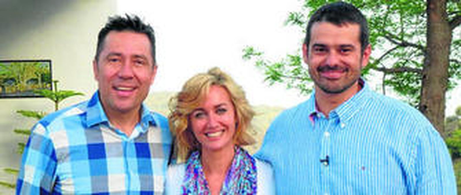 Pepe da Rosa, Mar Vega y Enrique Sánchez, los tres conductores de los reportajes de 'El gusto es nuesto'.