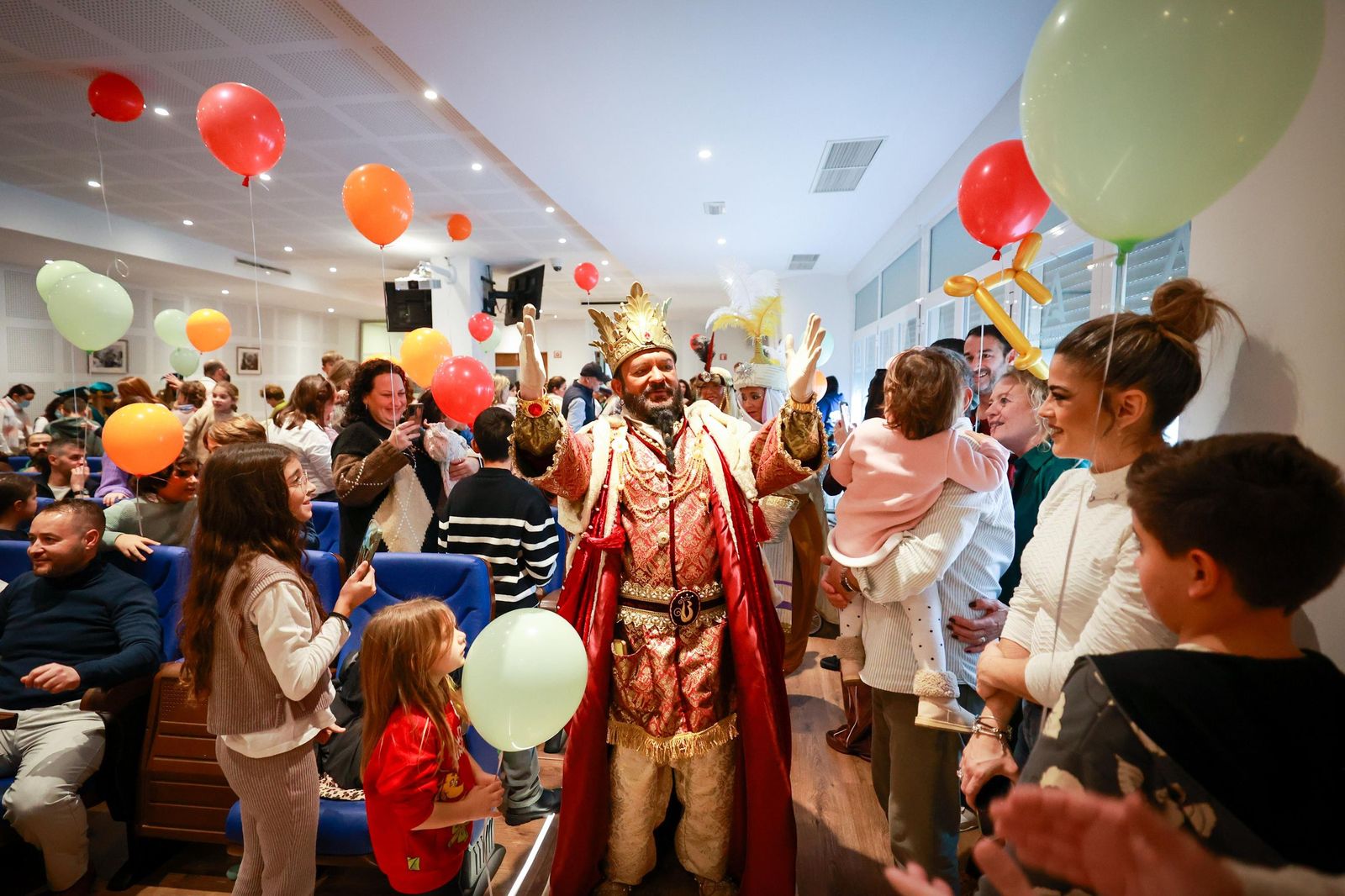 Los Reyes Magos, en el hospital Puerta del Mar de Cádiz.