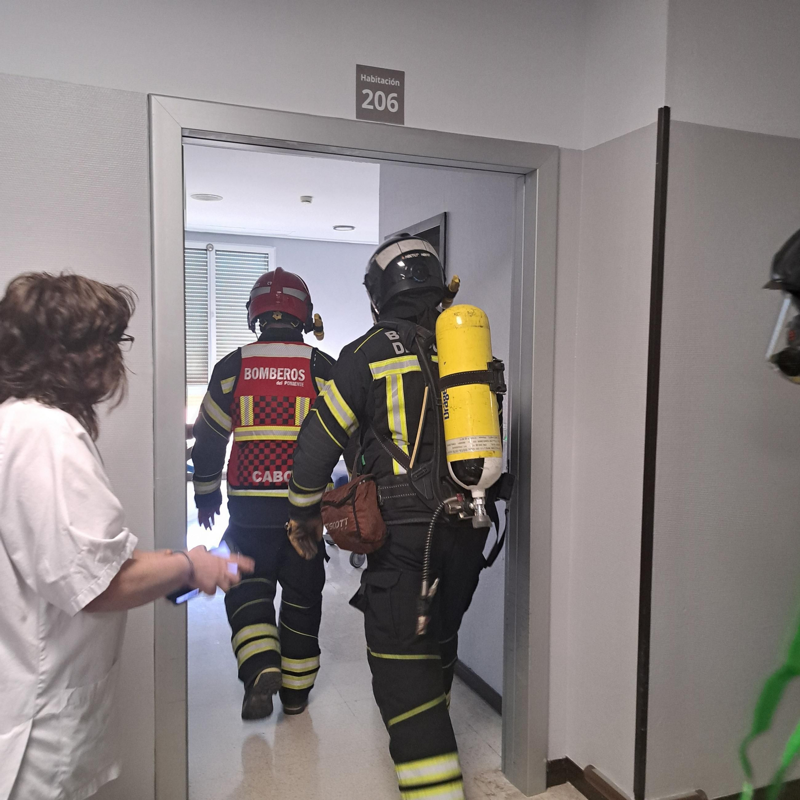 El Consorcio de Bomberos del Poniente ha participado en los simulacros