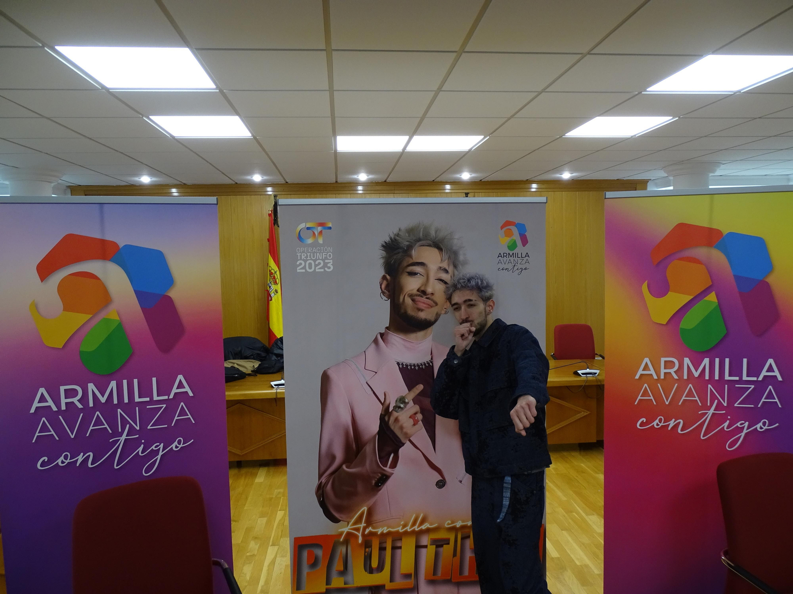 Así ha sido el recibimiento a Paul Thin en Armilla