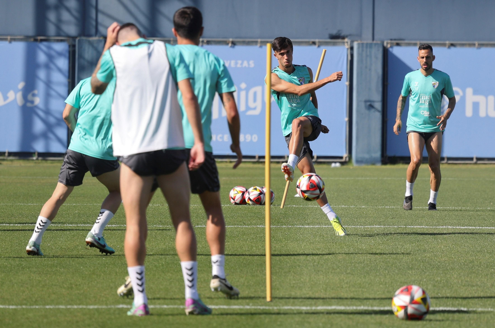 Pellicer aprieta en la vuelta del Málaga CF al trabajo