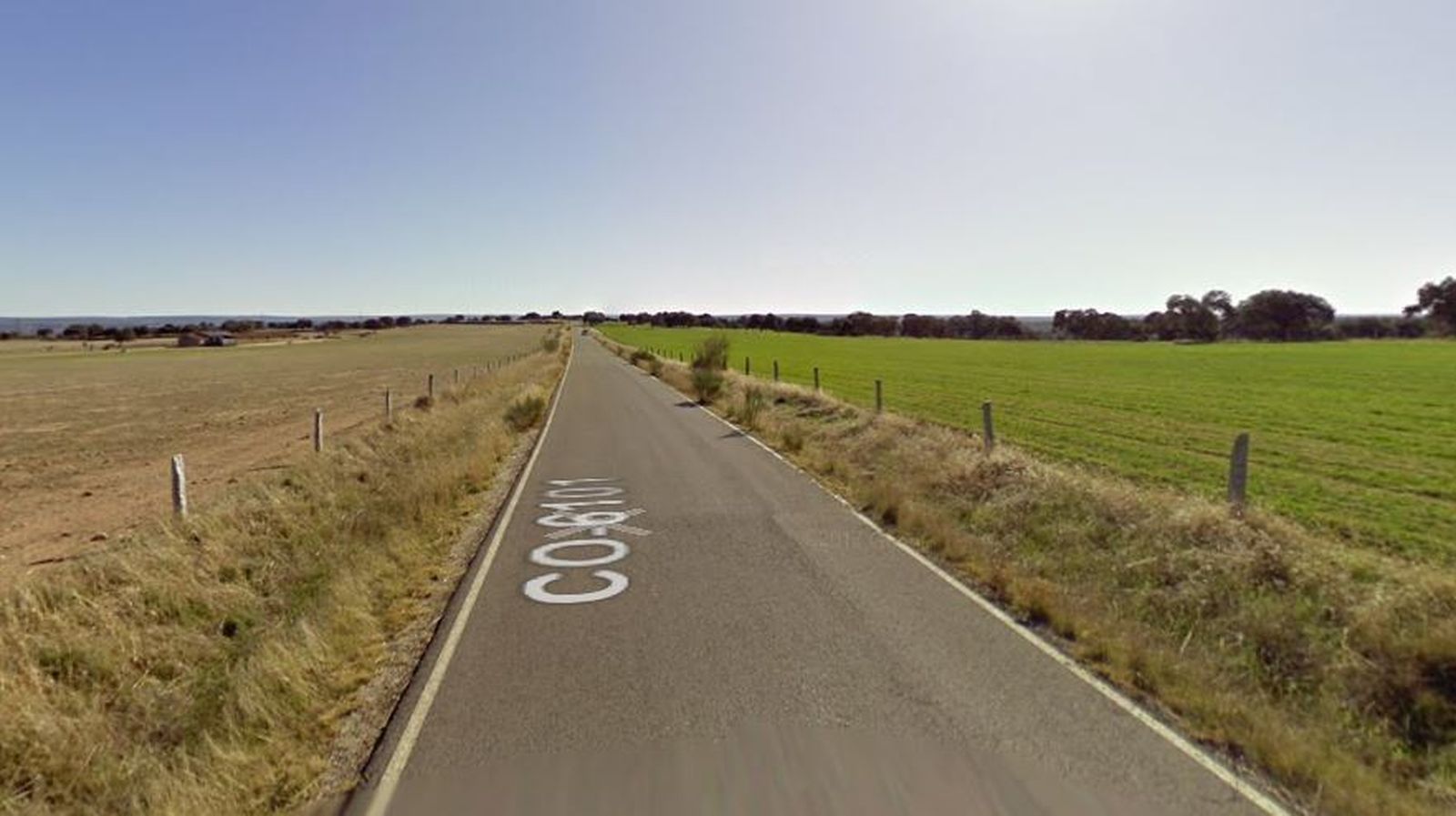 Carretera CO-6061 en Pedroche.