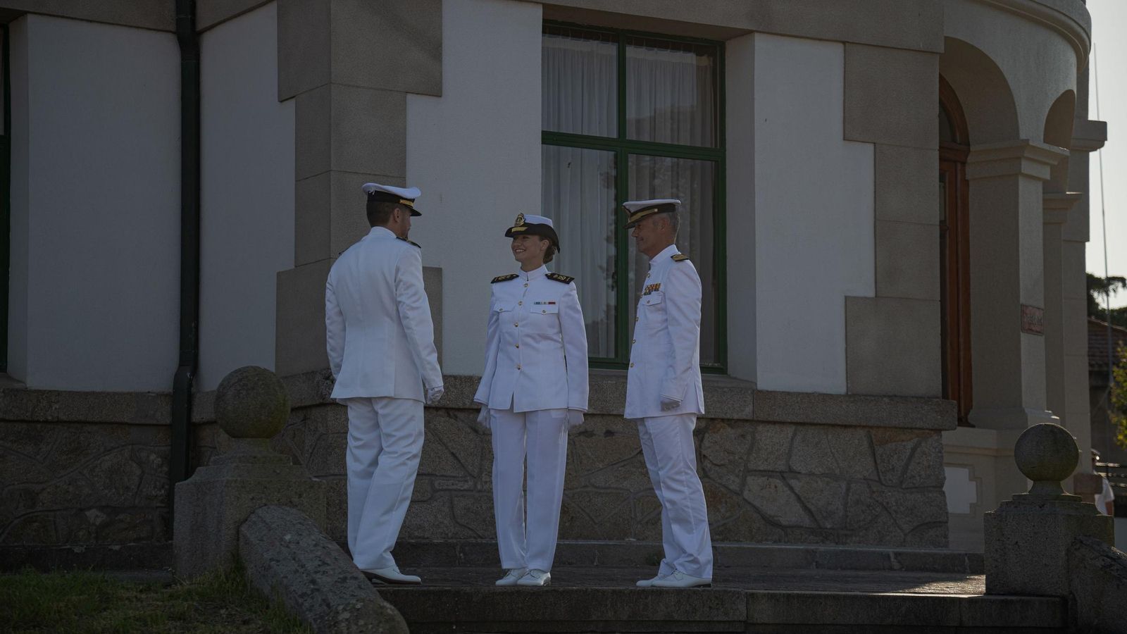 Las fotos del ingreso de la Princesa de Asturias en la Escuela Naval de Marín