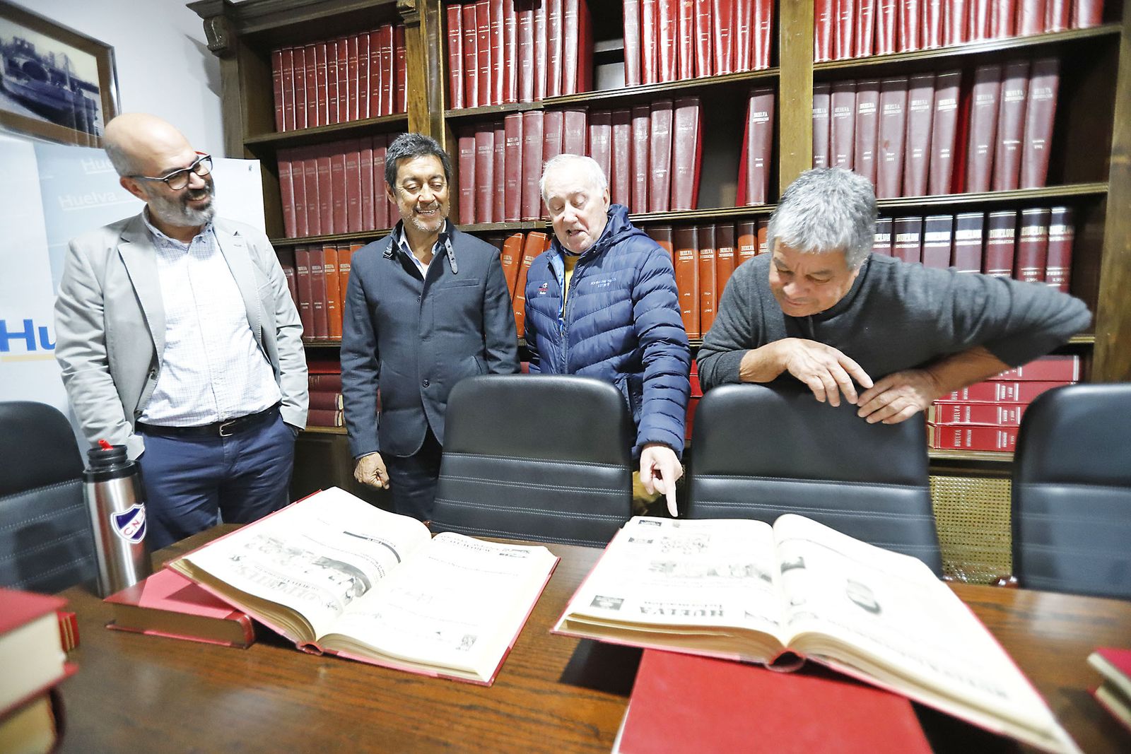 Imágenes de la emotiva visita de Luzardo y Alzugaray a Huelva Información