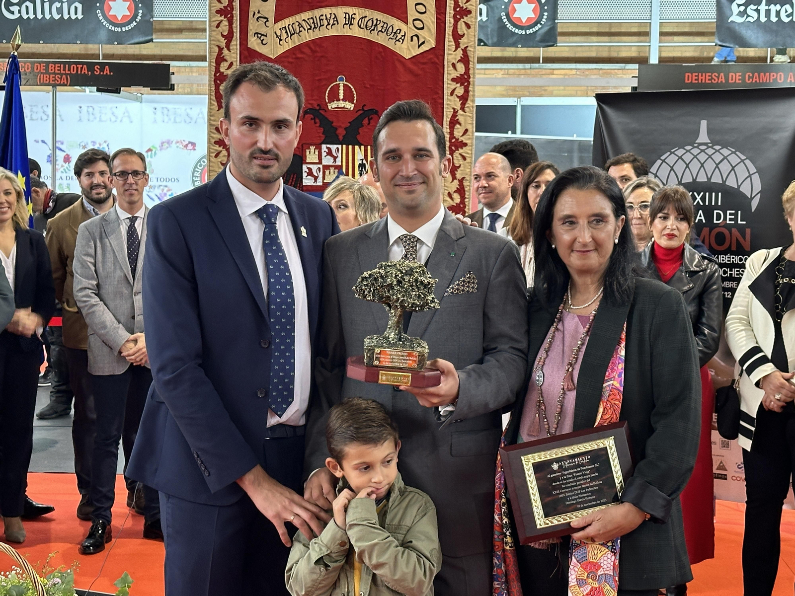 La entrega de premios de la XXIII Feria del Jamón de Villanueva de Córdoba, en imágenes