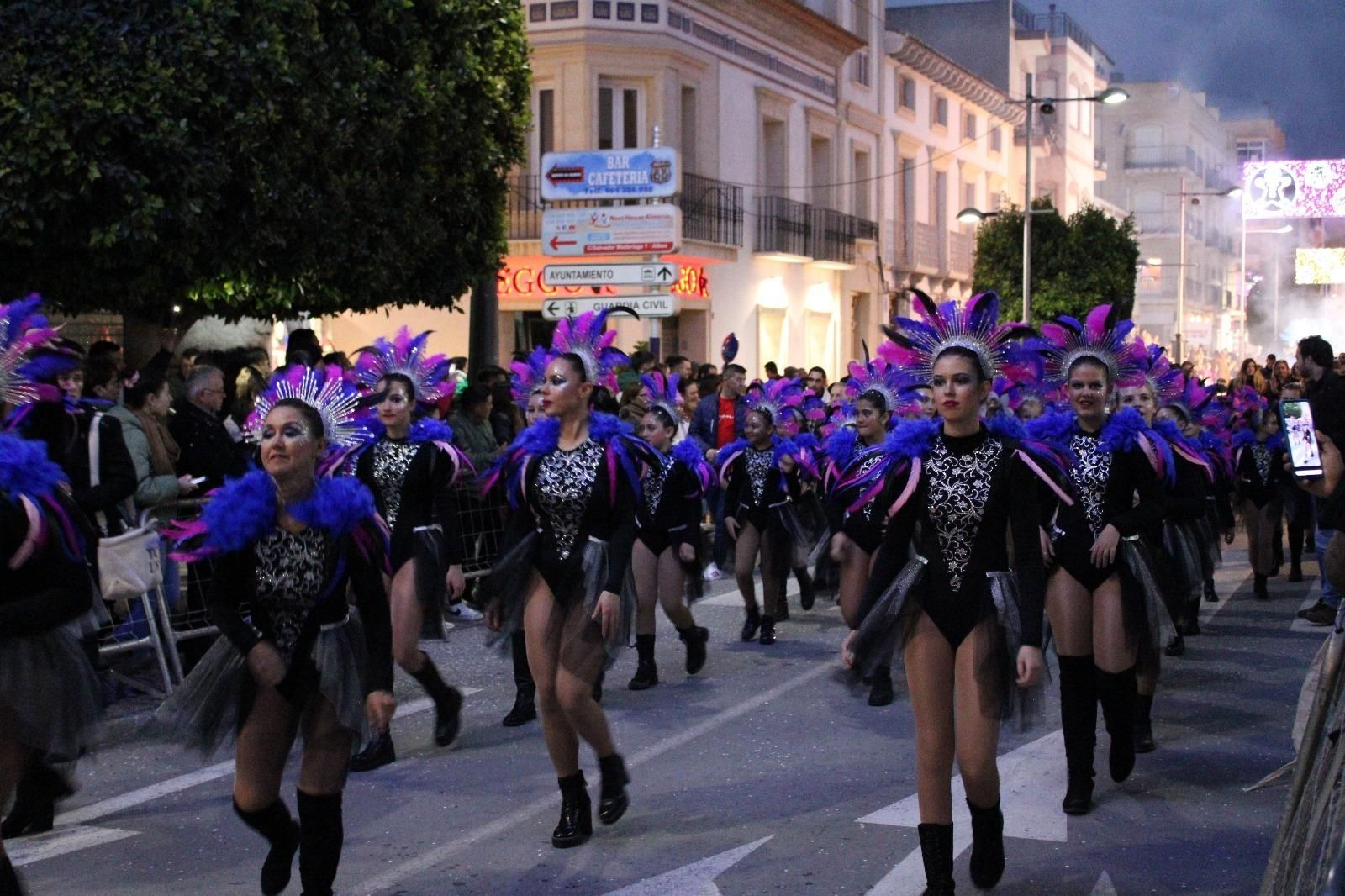 Desfile del Carnaval de la calle en el municipio de Albox.