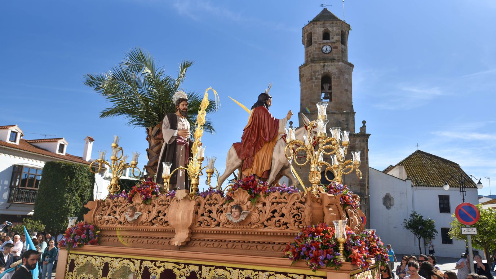 Fotos del Domingo de Ramos en Los Barrios: Borriquita y María Santisima de la Estrella